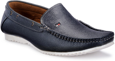 Juan David 48-BLUE Loafers For Men(Blue)