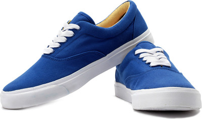 

United Colors of Benetton Canvas Sneakers For Men(Blue, White, Yellow, 21a