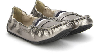 

Carlton London CLL-3813 Loafers For Women(Silver, Gunmetal