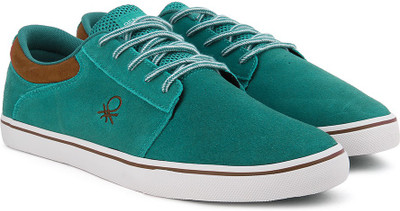 

United Colors of Benetton Men Sneakers For Men(Green, White, 901