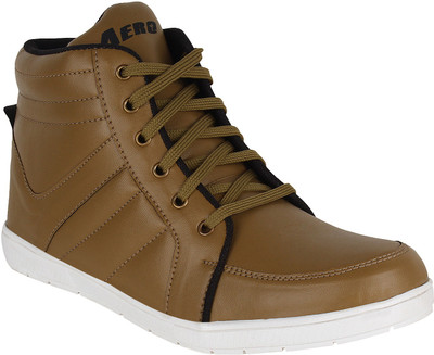 

Aero Sapphire High Tops For Men(Brown), Creme