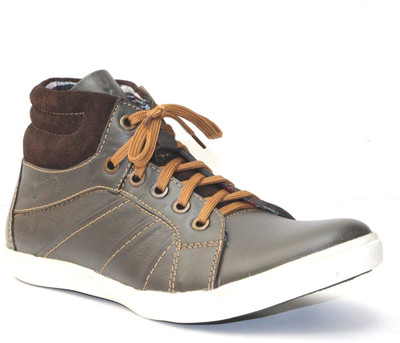

Guava Guava Chocolate Leather Casual Shoe Boots For Men(Brown