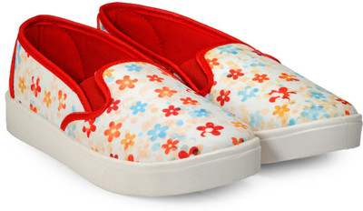 

Nell Slip On Sneakers For Women(Multicolor, White