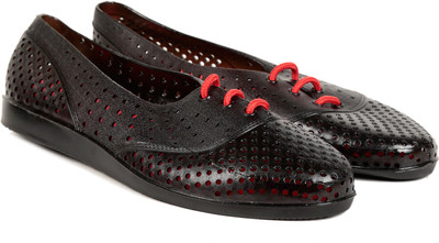 

TEN Black Pvc Casual Shoes For Women(Black)