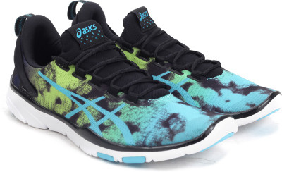 

Asics Training and Gym shoe For Women(Black, Black/aquarium/neon lime