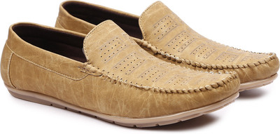 

Andrew Scott Men's Beige Synthetic Loafers For Men(Tan, Chicku