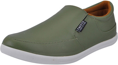 

FAUSTO Stylish Slip On Sneakers For Men(Green, Olive