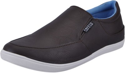 

FAUSTO Stylish Slip On Sneakers For Men(Black, Brown