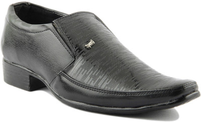 

Golden Sparrow Slip On Shoes For Men(Black