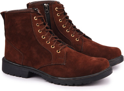 

Andrew Scott Men's Brown Synthetic Boots For Men(Brown