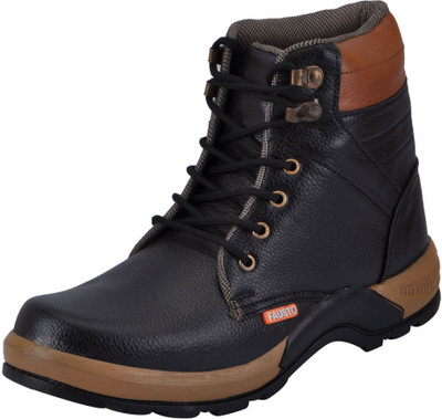 

FAUSTO Hiking and Trekking Boots For Men(Brown, Black