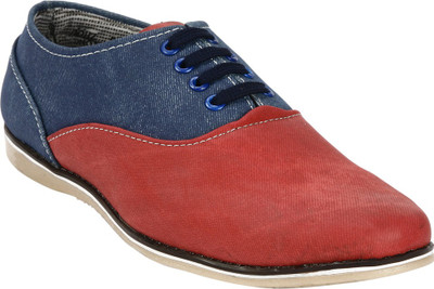 

Quarks Dual Color Oxfords Casual Shoes For Men(Blue)