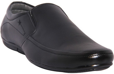 

Leather Chief Slip On For Men(Black