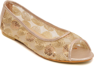 

Flat n Heels Bellies For Women(Gold)