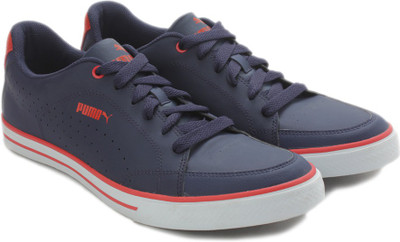

Puma Court Point Vulc IDP Sneakers For Men(Blue, Red, Peacoat-high risk red