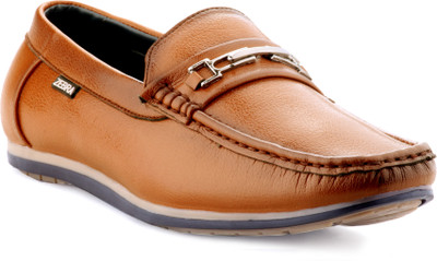 

Zebra Italiano Men's 100% Pure S.Leather Slip On Shoes Slip On For Men(Beige, Teak