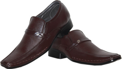 

Azzaro Black Cowboy Slip On Shoes For Men(Brown