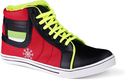 

Footfad Sneakers For Men(Black, Red