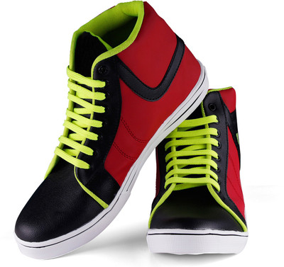 

Shoefad Sneakers For Men(Black, Red