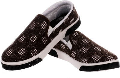 

Per Te Solo Stamped Casual Shoes For Men(Brown