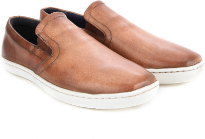 

WROGN Genuine Leather Sneaker SHOES For Men(Brown, Tan
