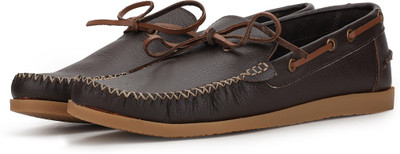 

A by Arden Quody Boat Shoes For Men(Brown