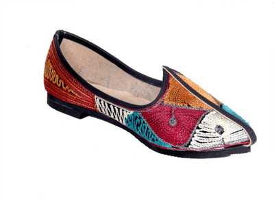 

Panahi Rajasthani Mojari Mojaris For Men(Multicolor