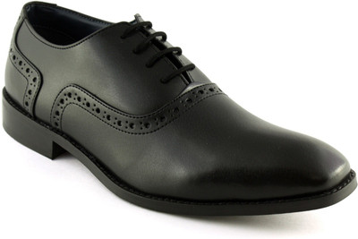 

DeVEE UGO UBERTO Black Lace Up Shoes For Men(Black