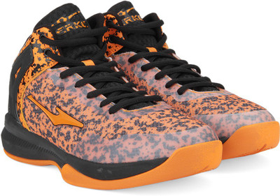 

Erke Basketball Shoes For Men(Black, Bright orange/black