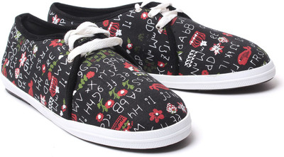 

Nell Canvas Shoes For Women(Black)