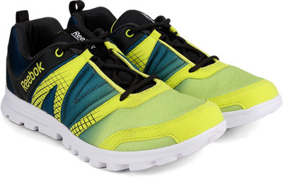 

REEBOK DUO RUNNER Men Running Shoes For Men(Green, Grey, Yellow, Green/gravel/wht/blk