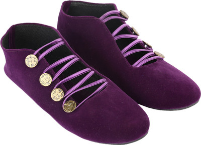 

Decot Paradise Jaipuri Solid Ethnic Footwear Bellies For Women(Purple