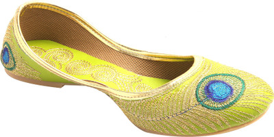 

Handicrafts Jutis For Women(Green