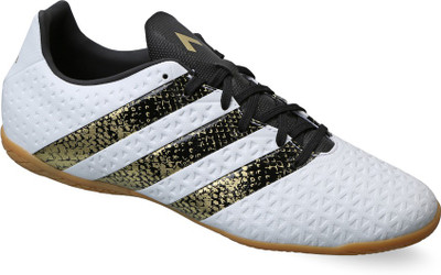 

ADIDAS ACE 16.4 IN Football Shoes For Men(Multicolor, Ftwwht/cblack/goldmt
