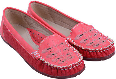 

Adorn New Look Loafers For Women(Red