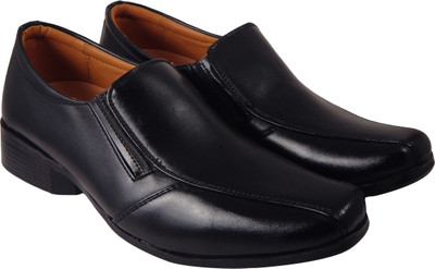 

Action Synergy Men's ME9967 Black Formal Slip On For Men(Black