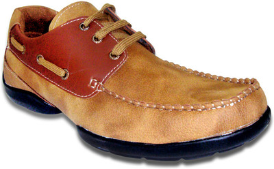 

Wood Pecker Bunai Half Corporate Casuals For Men(Beige)