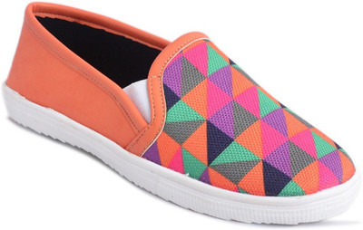 

Myra Multicoloured Thread Bellies For Women(Orange