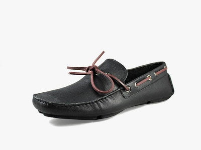 

Knotty Derby Riddle Loafer Driving Shoes For Men(Black