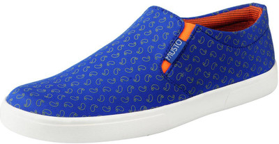 

FAUSTO Canvas Shoes For Men(Blue