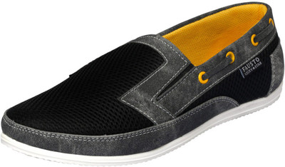 

FAUSTO Trendy Canvas Shoes For Men(Black