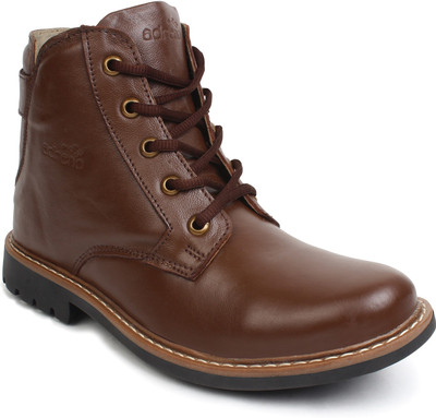 

Adreno Leather Jungle Boots Boots For Men(Brown