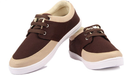 

RockSoft RS_019 Canvas Shoes For Men(Brown