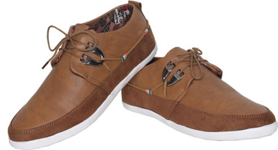 Azzaro Black Tiskana Casual Shoes For Men(Tan
