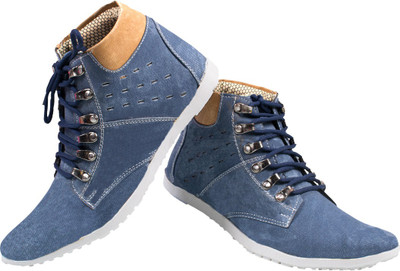 

Go India Store Canvas Shoes For Men(Blue