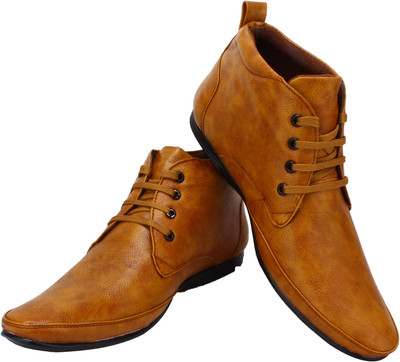 

Smoky Premium High Ankle Lace Up For Men(Tan