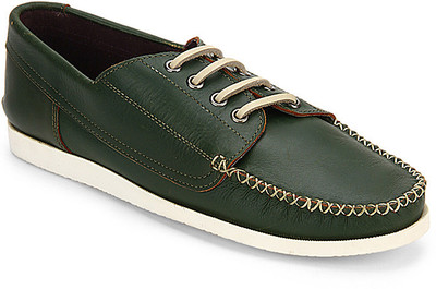 

Arden Quody Pull Up Derby Loafers For Men(Green