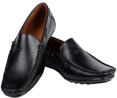 

Boron Leather Look Loafers For Men(Black