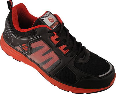 

Action Black Sports Shoe Running Shoes For Men(Black, Red), Black-05