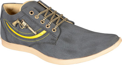 

Turinbox American Cow Boy shoes Casuals For Men(Grey)